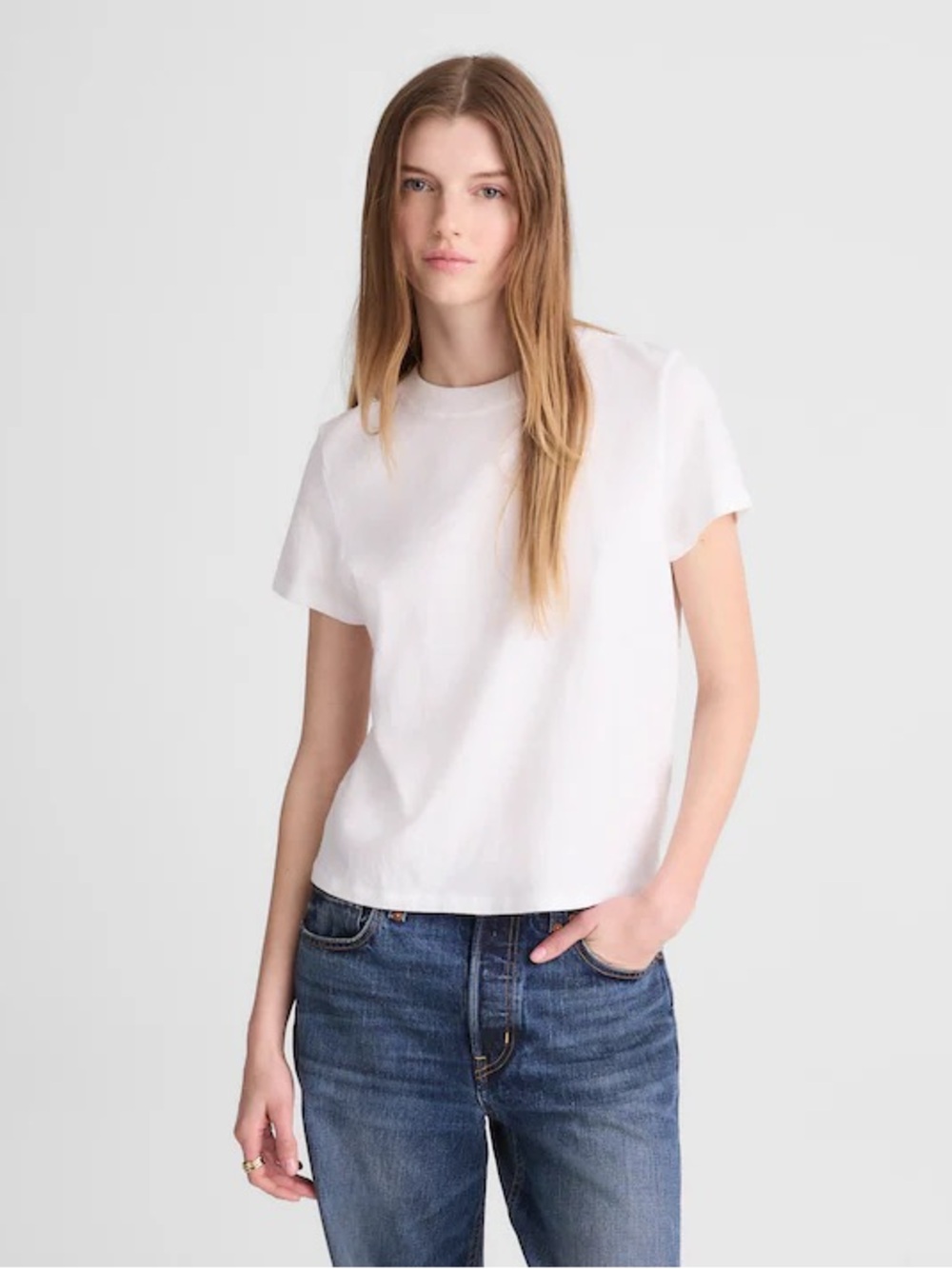 Madewell The Relaxed Tee Vintage Jersey White